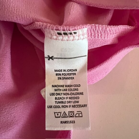 CeCe Pink Ruffle Sleeve Knit Top Plus Size 2X Feminine Soft Stretch NWT - Picture 8 of 8